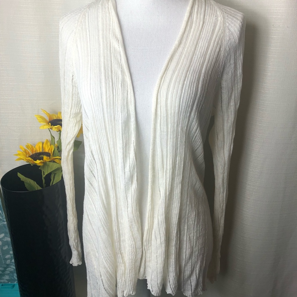 Eileen Fisher Open front Sweater Size M